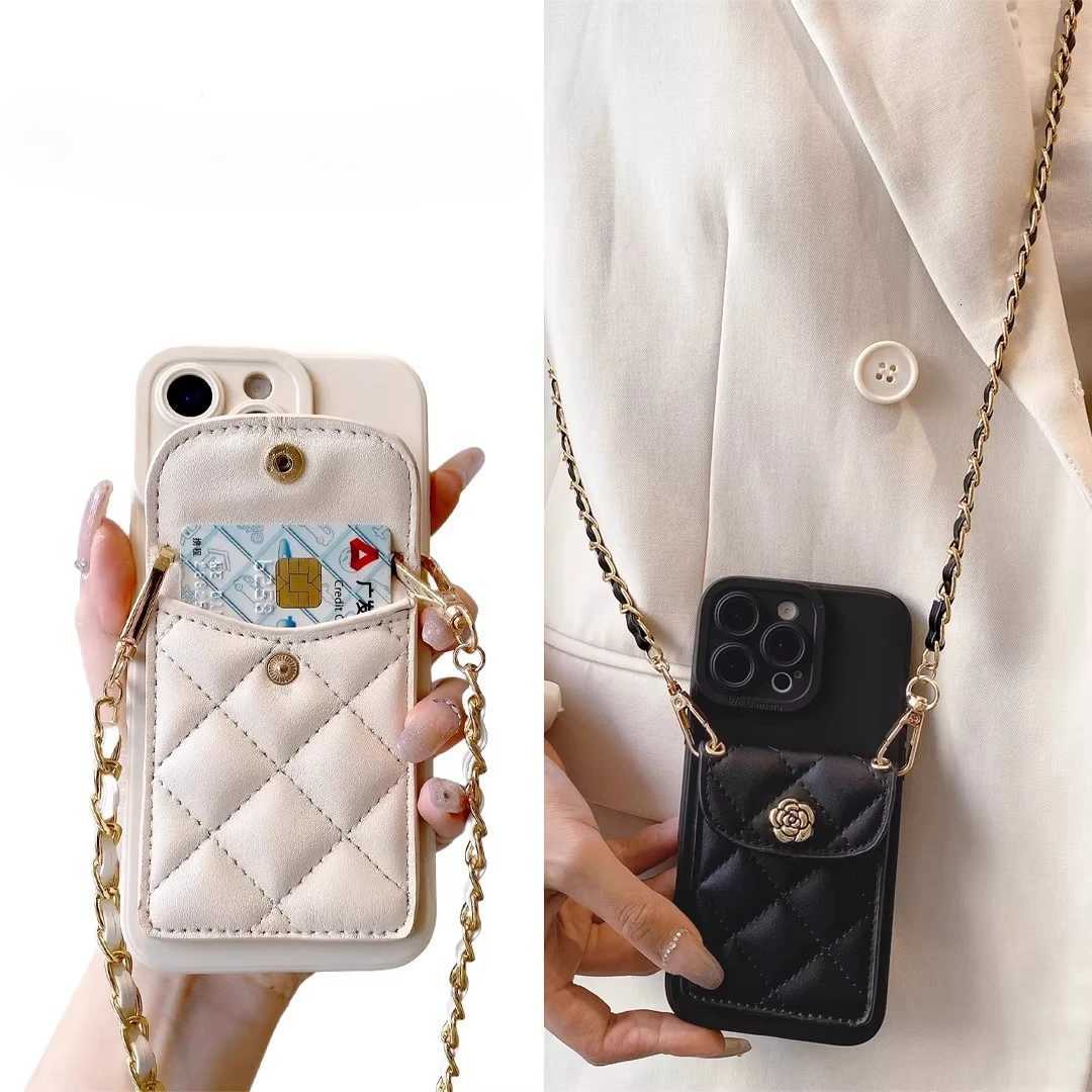 Luxury Flower Leather Wallet Phone Case For iPhone 17 16 15 14 13 12 11 Pro Max XS Max 7 8 Plus | Crossbody Lanyard Card Bag CoverT260305