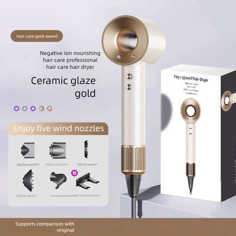 Famous Brand Huaqiangbei Mousen Top High Speed Salon Home Use Power Negative Ion Leafless Hollow Hair Dryer CKS