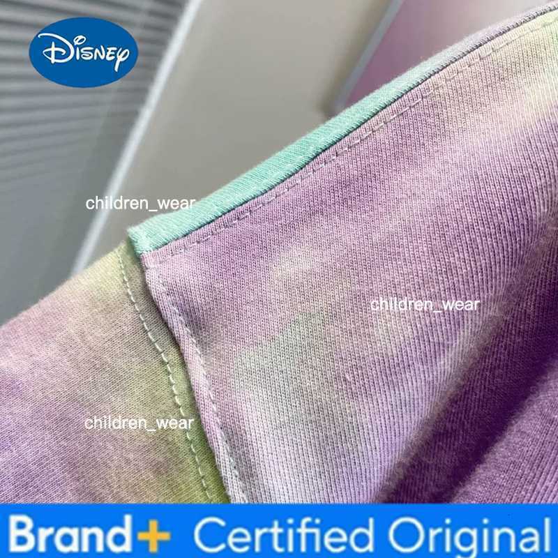 Disney Summer Baby Clothes Set Kid Girls Duck Printed T-Shirts and Shorts 2pcs Suit Children Short Sleeve Tie Dye Outfits H260305