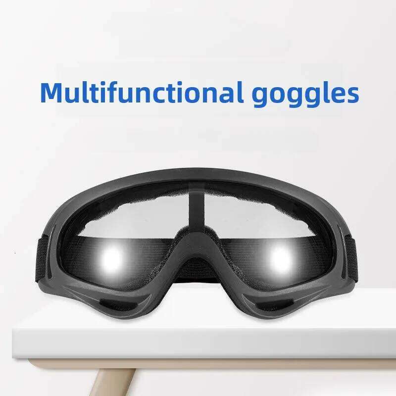 UV Protective Motorcycle Glasses 1Pcs Anti Glare Motocross Sunglasses Sports Ski Goggles Windproof Dustproof Riding Accessories S260304