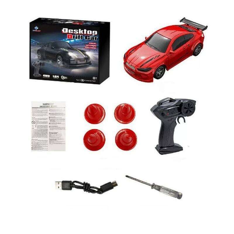 Kf20 1/43 Mini Drift Car Full Scale 4wd Desktop Rc Vehicle Simulation Of Remote Control Models Toys For Kids Christmas Gifts Z260304