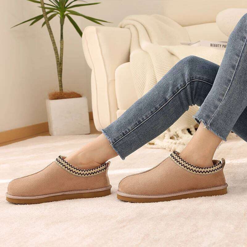 Kidmi Winter Women Fur Classic Brand Fuzzy Outdoor Waterproof Antiskid Indoor Warm House Slippers