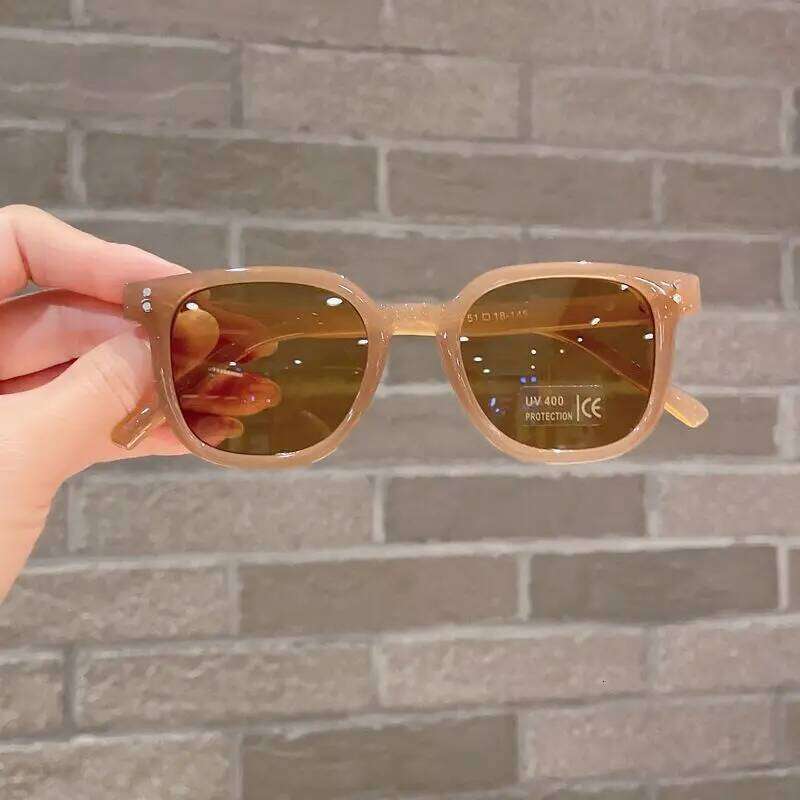 Children Vintage Square UV400 Sun Outdoor Cute Girl Boy Fashion Glasses Protection Classic Kids Sunglasses Z260305