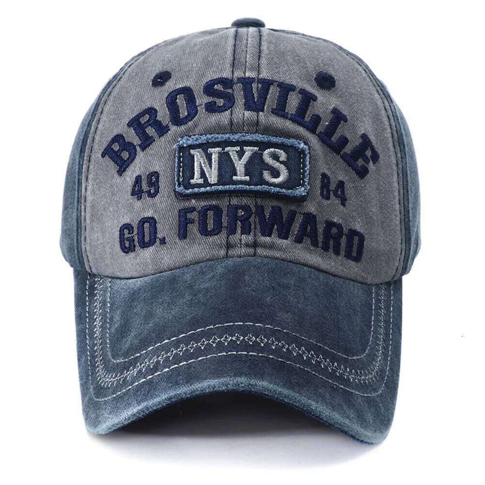 Retro Letter Embroidery Baseball Cap Men Women Adjustable Washed Cotton Snapback Hip Hop Streetwear Sun Hats Y2k Hat Y260304