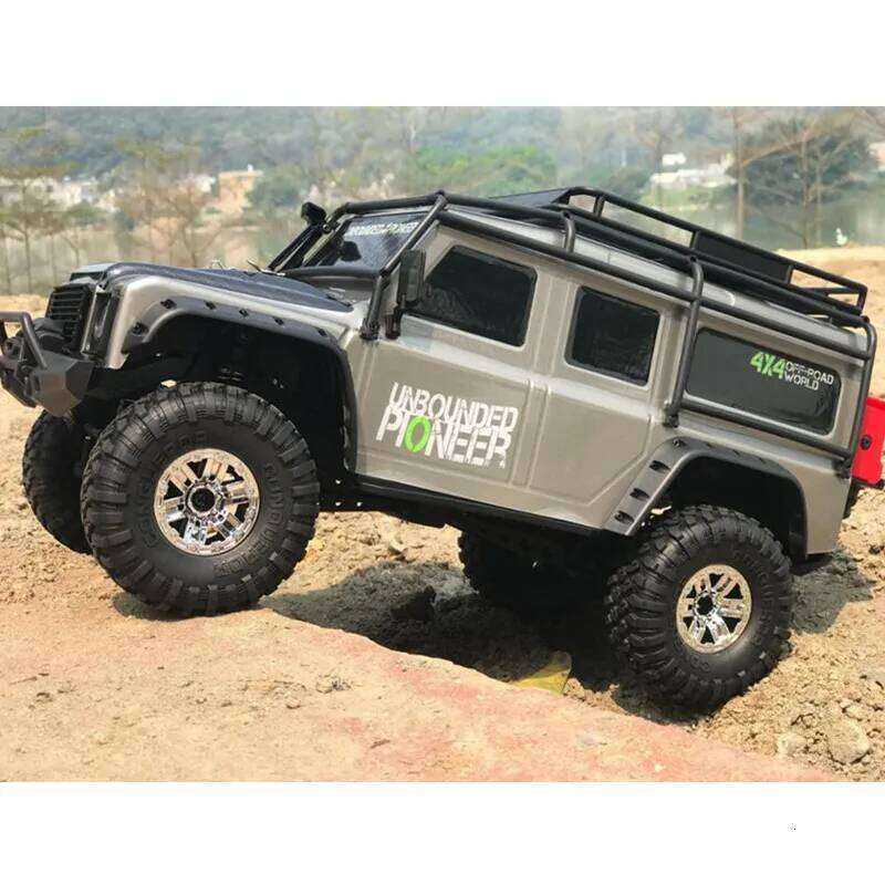 High Speed Retrofit Electric Wireless Control Simulation Land Rover Pickup RC Car 1:10 2.4G 4WD Shock Absorber Off Road Vehicle Z260304