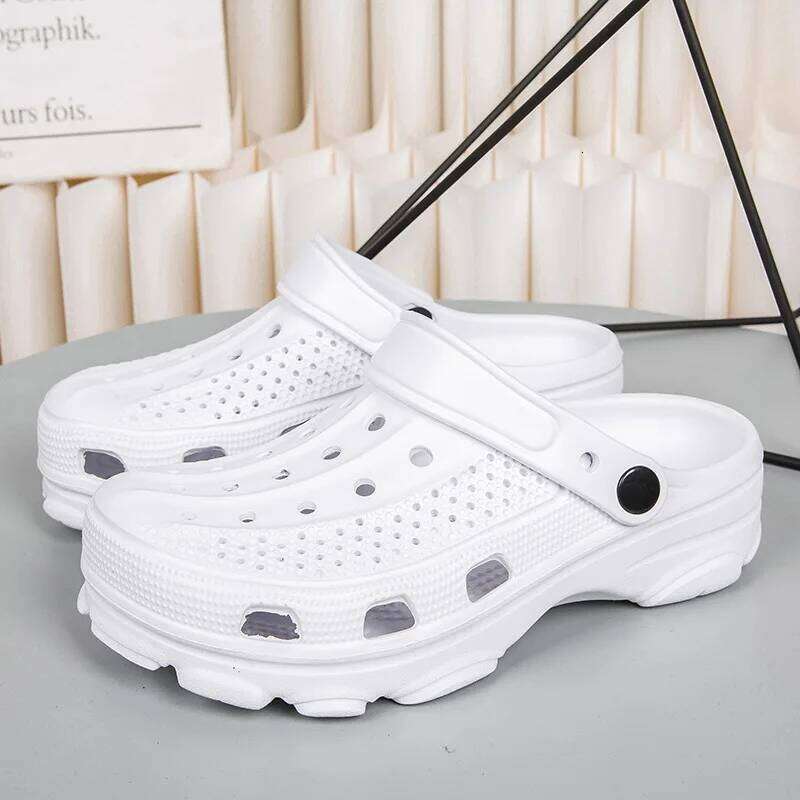 Kidmi Classic Clogs Slippers Garden Outdoor Breathable Holes Shoes Unisex Vacation Summer Men EVA Sandals