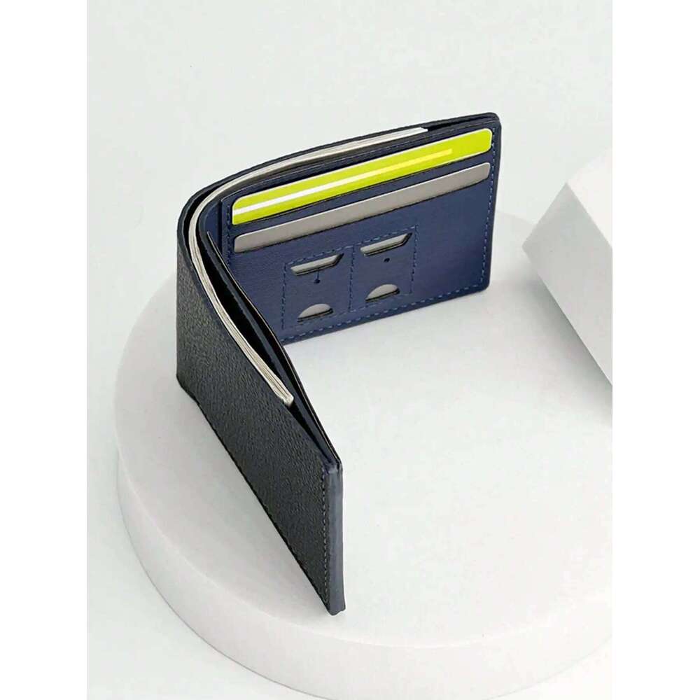 Men's Slim Mini Short Wallet - Compact Multi-Card Slots Lightweight Pocket-Friendly Design, Ideal Gift For Men C260304