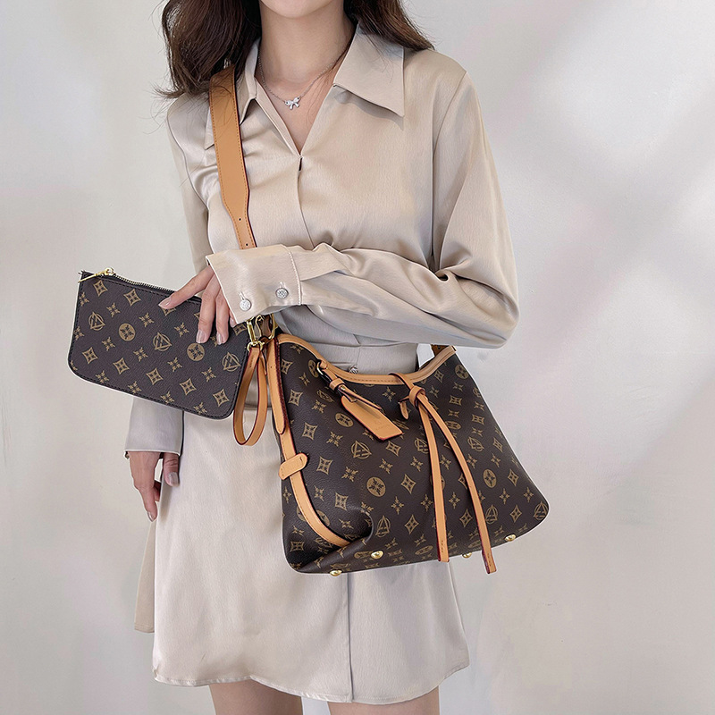 LUYIMAIDIER 2026 New Printed Versatile Fashion Designer Tote Bag Large Capacity Casual Style Women's Shoulder Bag