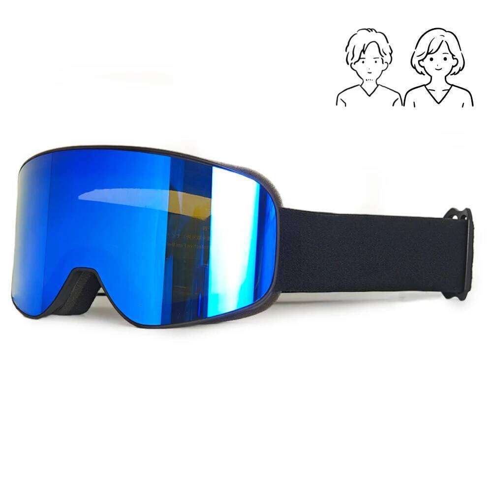 Man Woman High Definition Snowboard Goggles Windproof Breathable Dustproof Protective Lenses Winter Sports Snowmobile Activities S260304