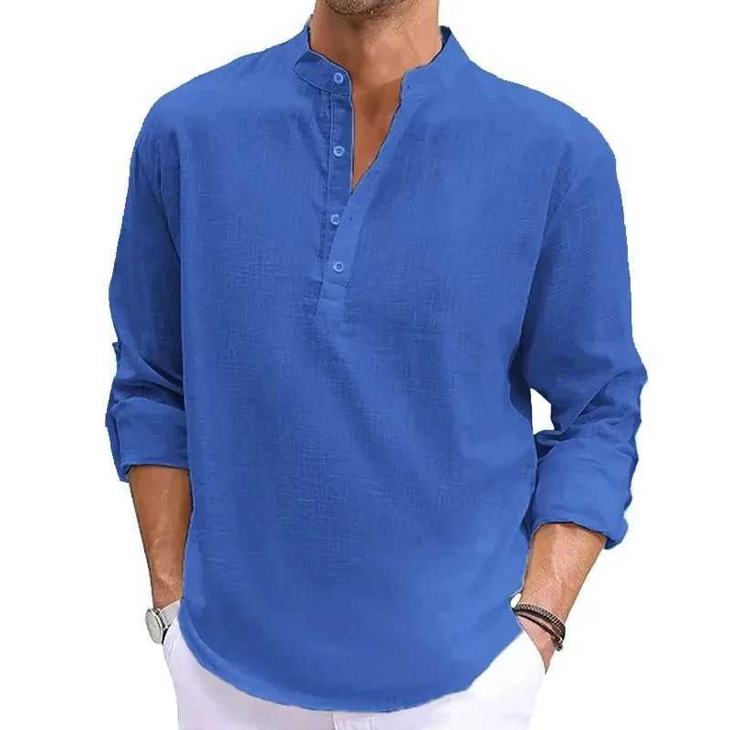 Animal Game Cotton Shirts for Men Casual Shirts Lightweight Long Henley Shirts Hawaiian Southern T Shirts for Mans Shirt M260305