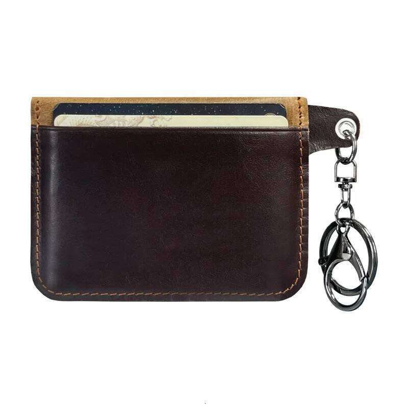 New Cow Leather Men's And Women's Bag Coin Purse Slim Credit Card ID Holder Wallet For Men and Women Pocket C260304