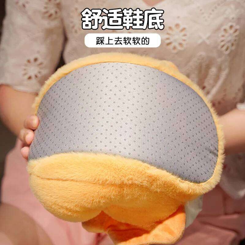 Cute Cartoon Slippers Women Men Winter Home Indoor Shoes Soft Sole Warm Plush Girls Boys Shark Husky Duck Funny Footwear