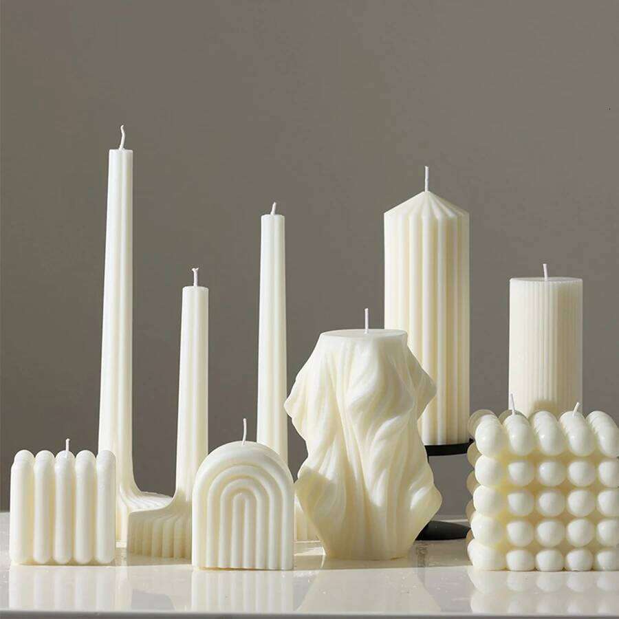 1pc Style Scented Smokeless Candle Wedding Party Nordic Home Decoration Fragrance Souvenir for Bedroom W260304 W260305