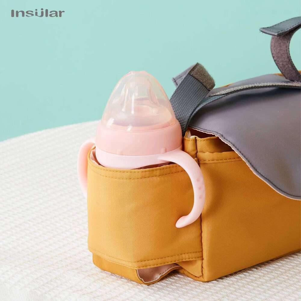 Mini Stroller Hanging Bags Nylon Cloth Bottle Cup Storage Pack Waterproof Infant Diaper Nappy Package Multi-functional Z260304