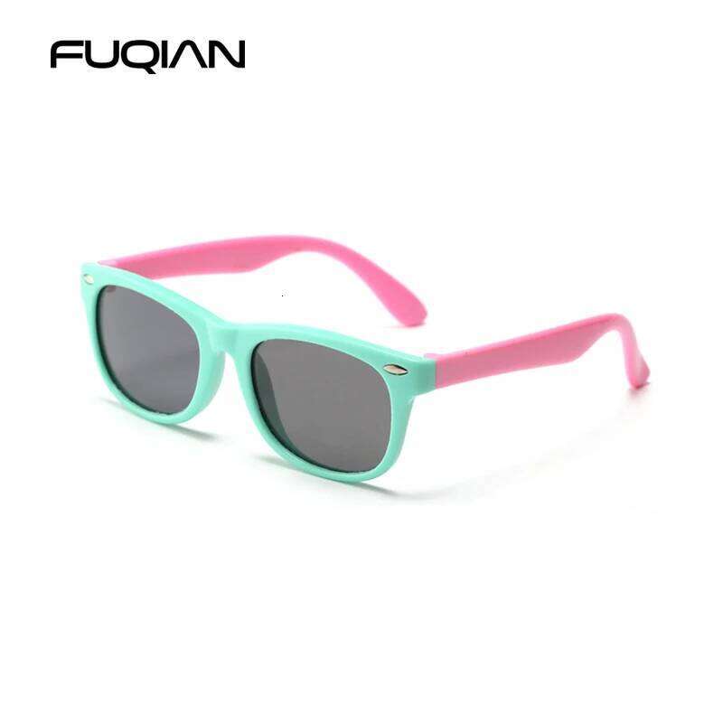 Fashoin Kids Polarized Sunglasses Boys Girls Vintage Silicone Children Sun Glasses Stylish Safty TR90 Eyeglasses Baby UV400 Z260305