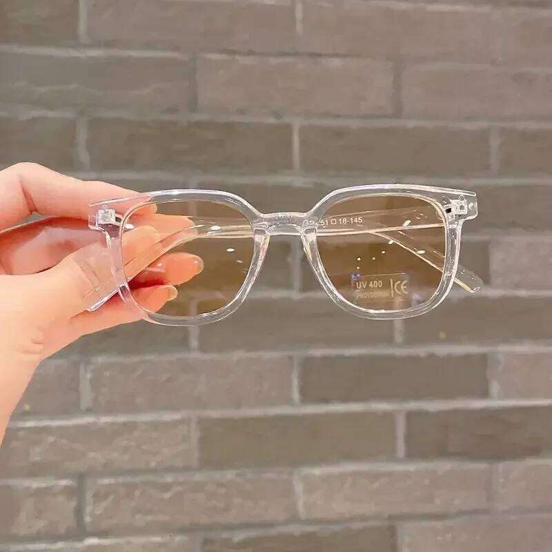 Children Sunglasses Vintage UV400 Sun Outdoor Cute Girl Boy Protection Square Glasses Z260304
