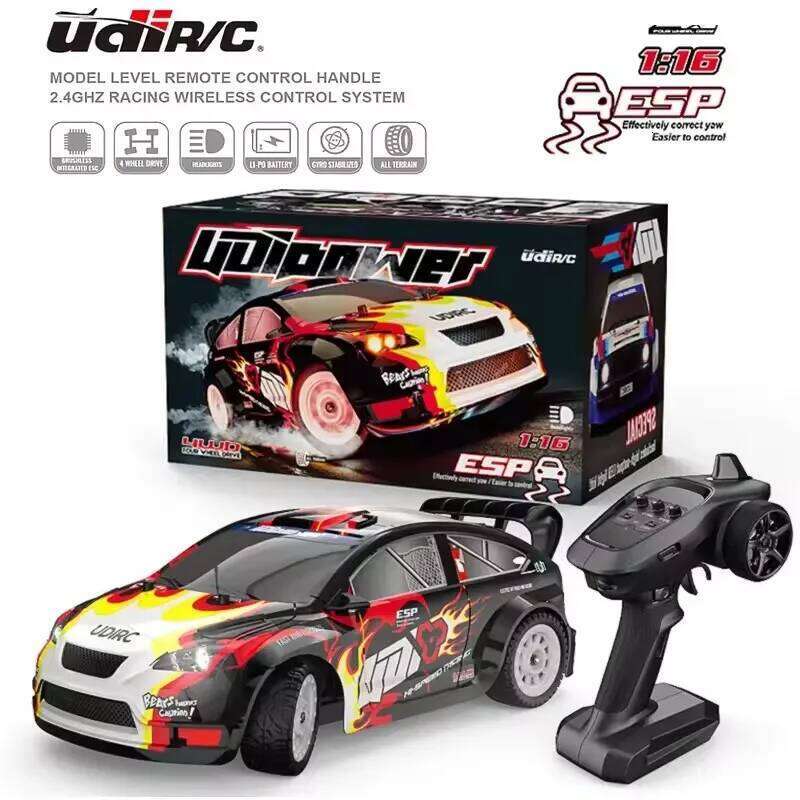 UDIR/C UD1604 Pro Racing 1/16 60km/h RC High Speed 2.4G Brushless 4WD Remote Control Drift Car Toys For Boys Z260304