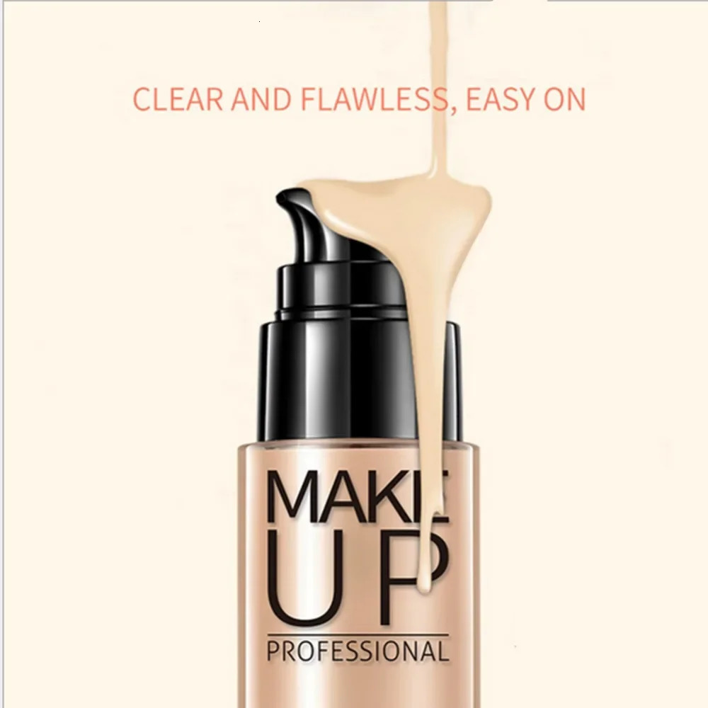 BIOAQUA Face Base Liquid Foundation Makeup Concealer Waterproof Brighten Whitening Long Lasting BB Cream Cosmetics 260305