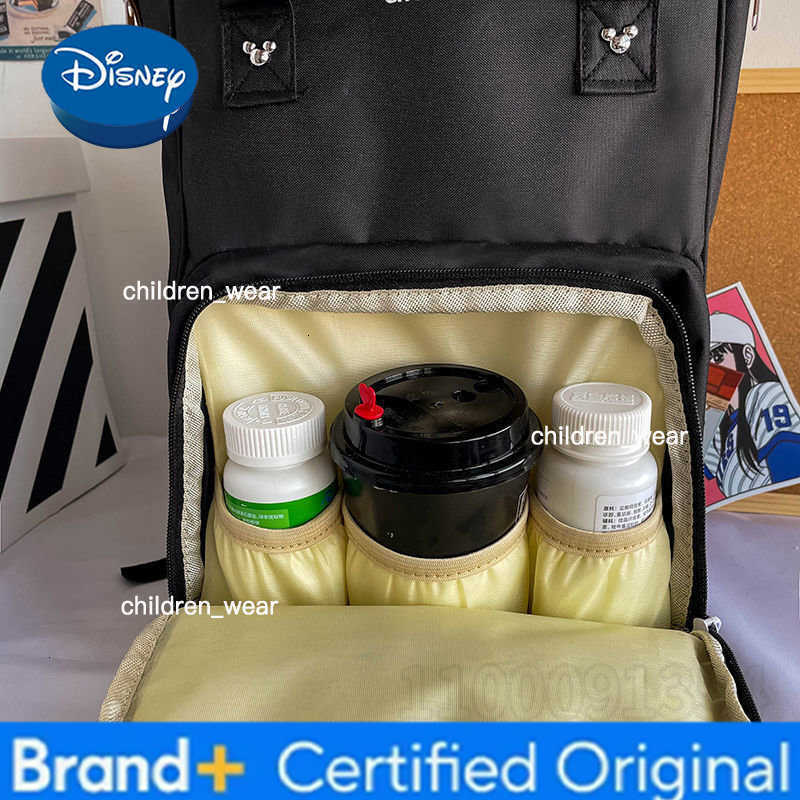 Disney Mickeys New Diaper Bag Backpack Luxury Brand Baby Bag Cartoon Fashion Diaper Bag Backpack Large -capacity Backpack H260305