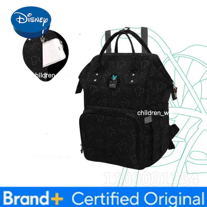 Disney Mickey Original New Diaper Bag Backpack Luxury Brand Baby Bag Large Capacity Multifunctional Cartoon Baby Diaper Bag H260305