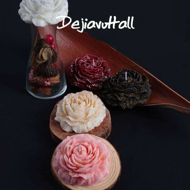 Low Temperature Wax Peony Pink Heart 42 to 48 Degrees Scented Candle Candles Home Decoration W260304 W260305