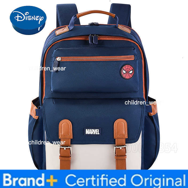 Disney Original New Childrens Schoolbag Large Capacity Fashion Student Schoolbag High Quality Cartoon Boy and Girl Schoolbag H260305