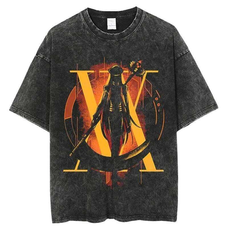 Anime X Hunter Manga Peripherals Tees Killua GON Kurapika Leorio Graphic Print Washed Vintage T-Shirt Cotton Harajuku Tee H260304 - view 4