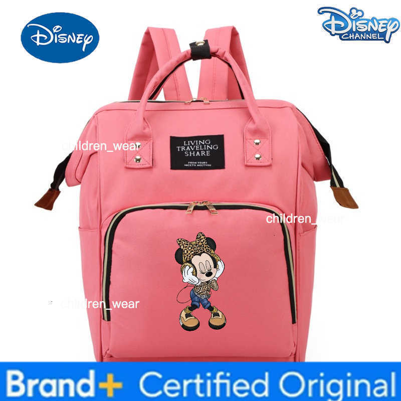 Disney Mickey Mouse Style Merch Backpack Fashion School Bag Cartoon Family Gift Kids Bags for Girls Daily Use Travel Fans H260305