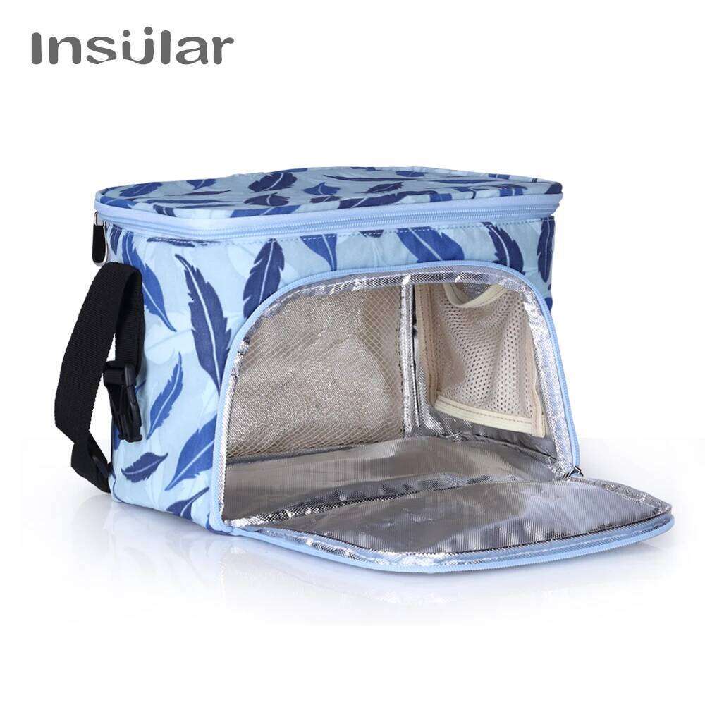 Insular Brand Portable 600D Polyester Mommy Travel Baby Diaper Thermal Stroller Hanging Organizer Nappy Bag Z260304