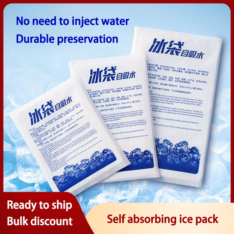 Ice Pack with Self-Filling Design Perfect for Air Freight of Fruits and Vegetables