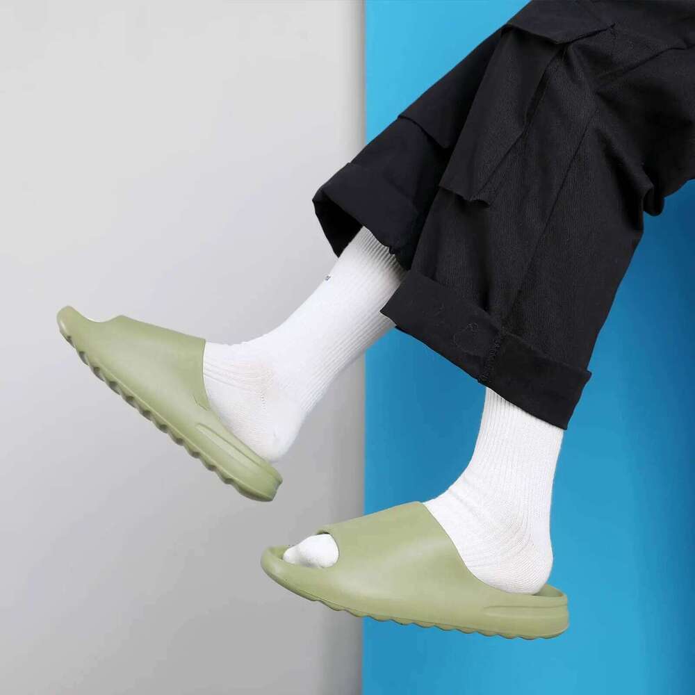 KIDMI Unisex Slides for Women and New EVA Comfort Shower Shoes Light Waterproof Summer Sandals Men Cloud Slippers
