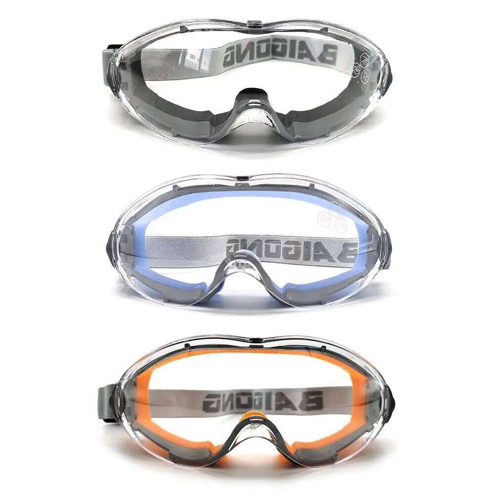 Industrial Grade Safety Goggles, Anti Fog Clear Lens Lab Goggles Fit Over Glasses for Men and Women Eye Protection S260304