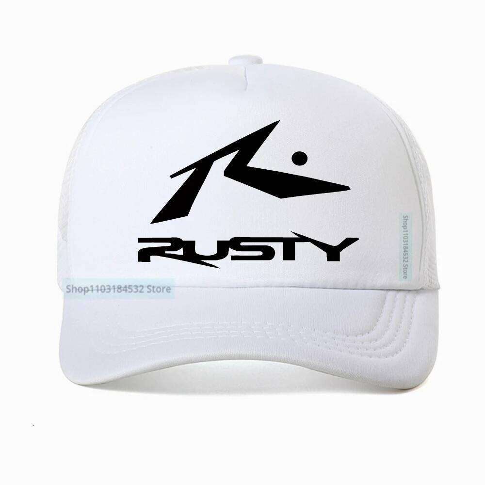 Rusty Surfboards mesh baseball cap fashion outdoor casual Breathable adjustable trucker hat men women snapback hats Y260304
