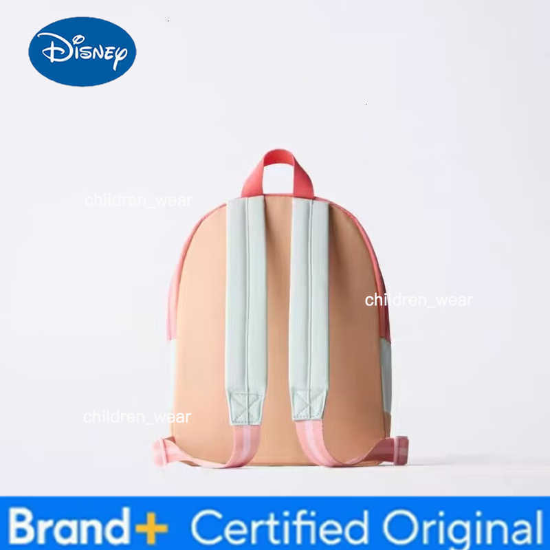 Disney Kindergarten Backpack 2025 New Cartoon Cute Minnie Girls Lightweight Double-Shoulder School Bag H260305