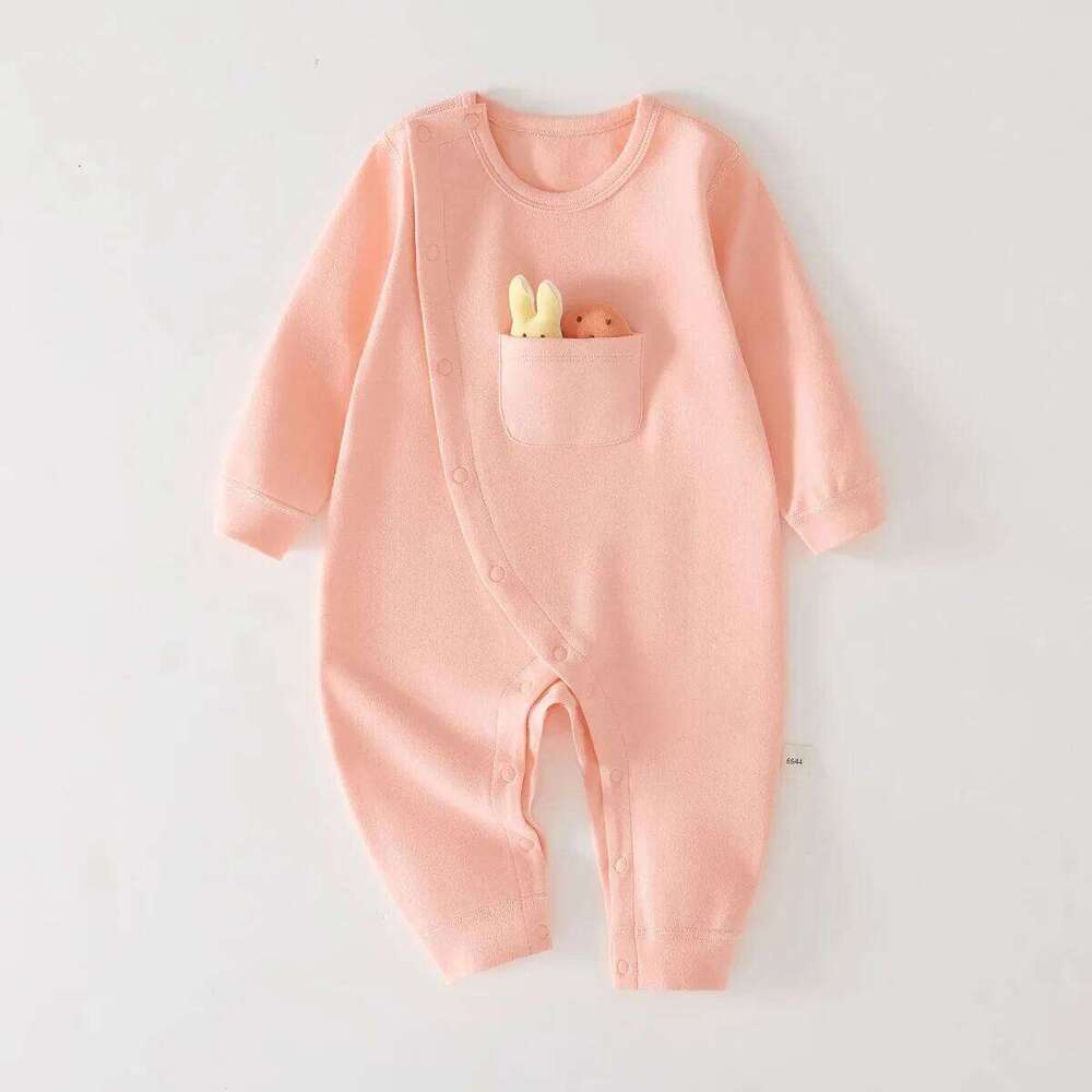 0-18 Month Spring Autumn Warm Clothes Infant Soft Pure Cotton Daily Jumpsuit Newborn Baby Girl and Boy Latest Casual Romper Z260304