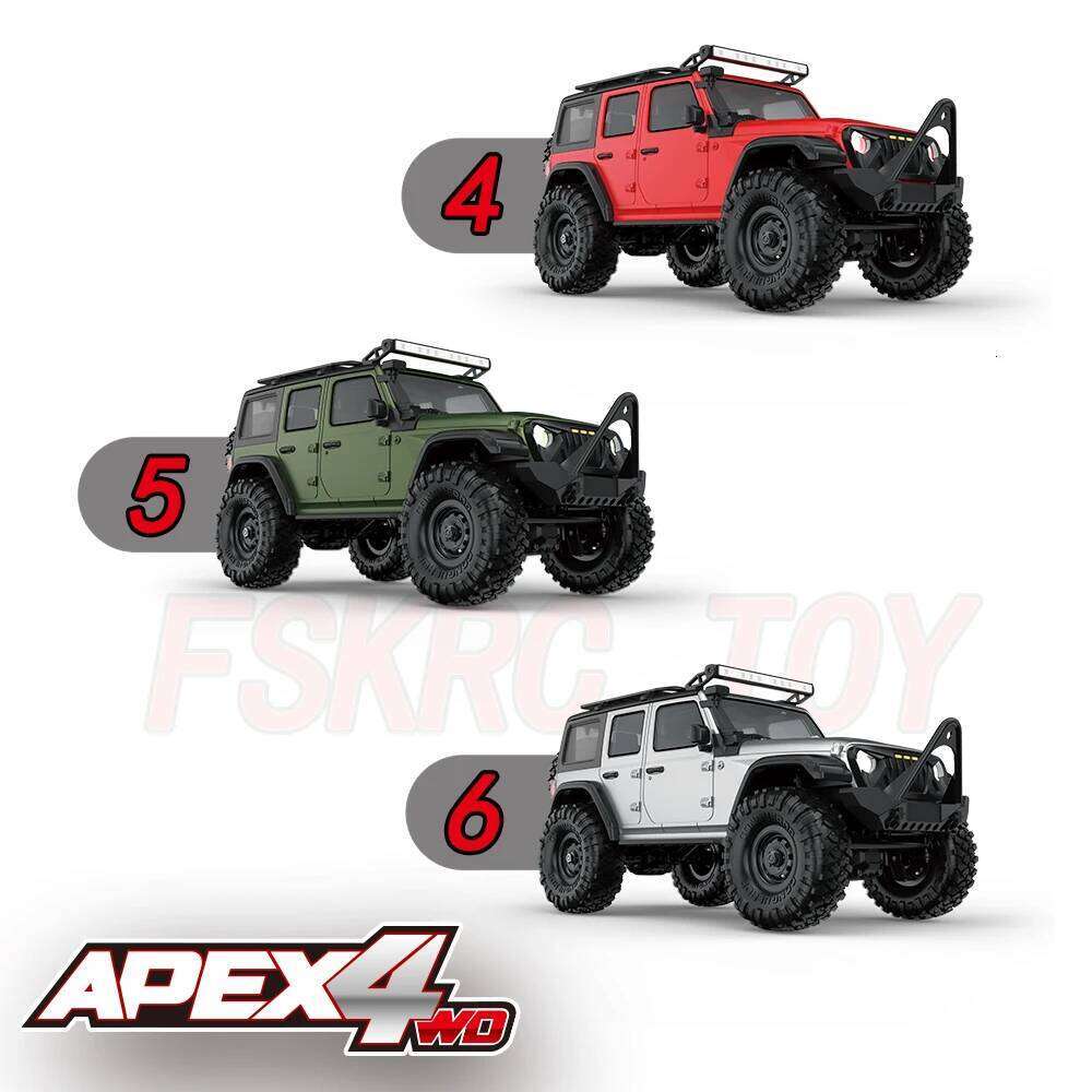 HB R1601 Crawler 1/16 Car 4WD Rtr With Led 2.4g Electric Remote Control Rock Buggy Off-Road Vehicle Rc Cars For Boy Toy Z260304