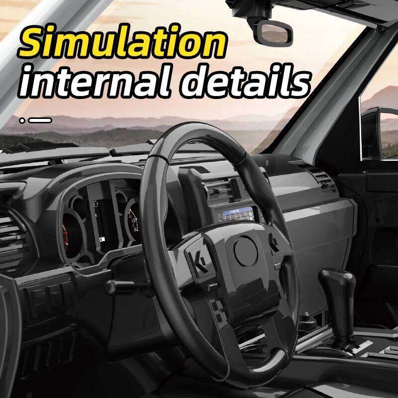 1/18 RC Car 2.4G Remote Control Crawler 4WD Off-Road Climbing Alloy Simulation Model with LED Lights Vehicle Toys HG4-209 Z260304