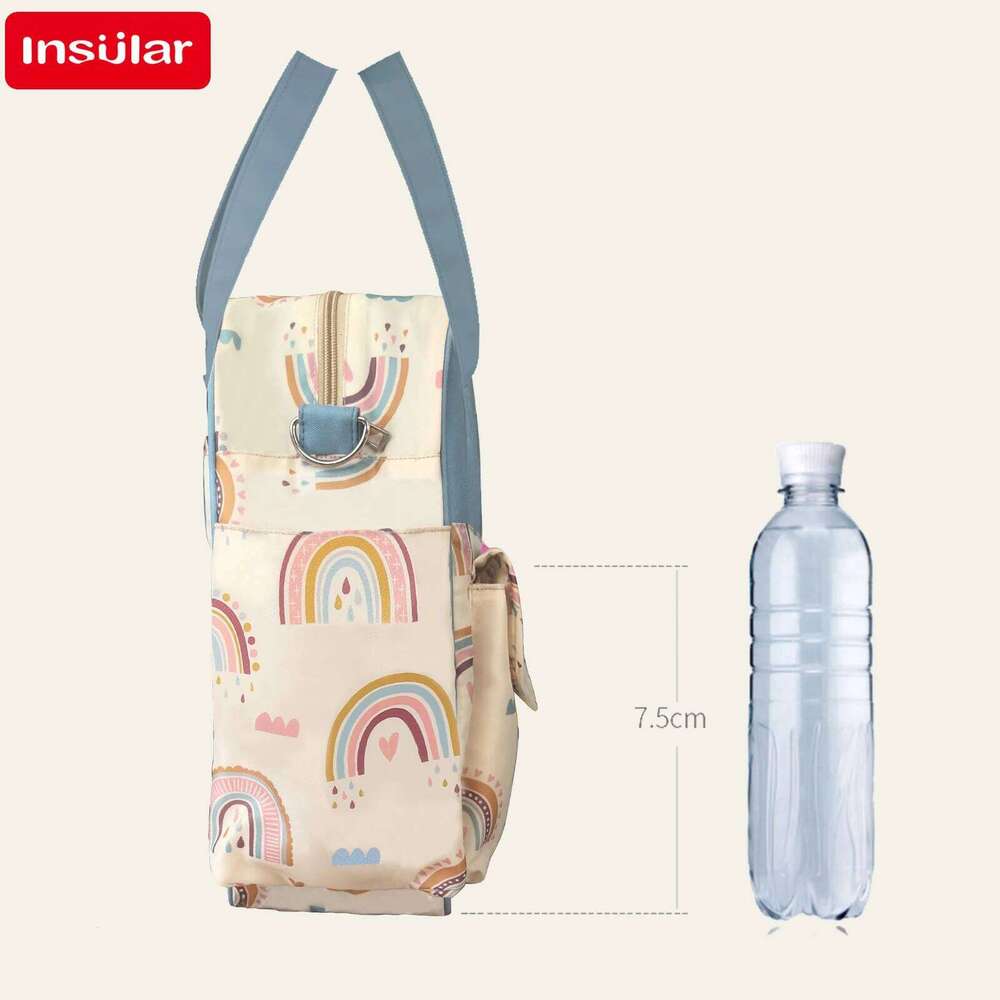 OutdoorsCartoon Waterproof Tote Fashion Mommy Bags Oxford Fabric Travel Women Handbag Shoulder Large Capacity Diaper Bag Z260304