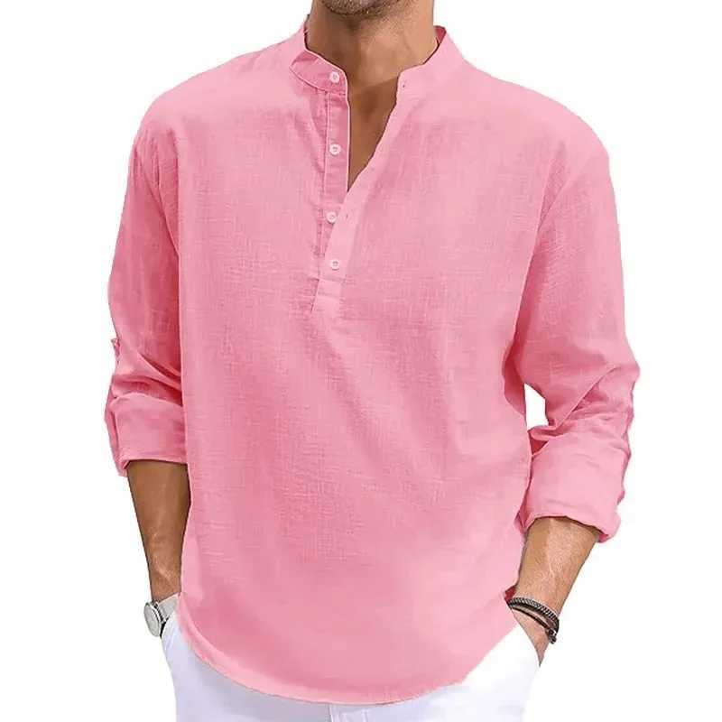 Animal Game Cotton Shirts for Men Casual Shirts Lightweight Long Henley Shirts Hawaiian Southern T Shirts for Mans Shirt M260305