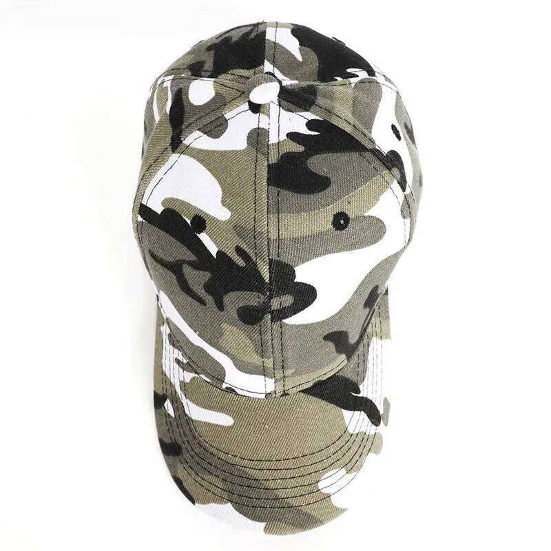 Outdoor Sunscreen Quick-Drying Jungle Leaves Unisex Men And Women Camouflage Baseball Caps Y260304