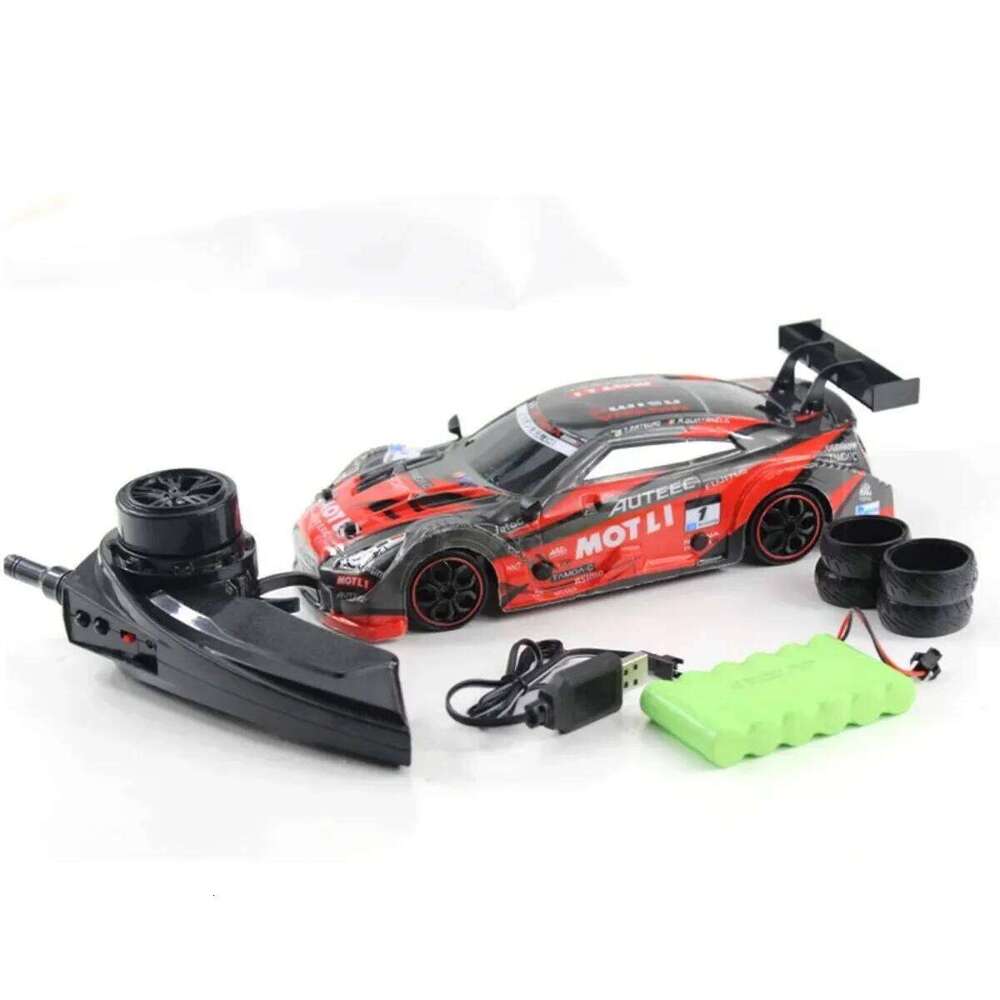 2.4G Drift Racing Car with GTR, 4WD Championship Off-Road Radio Remote Control Vehicle, Electronic Hobby Toy for Kids Z260304