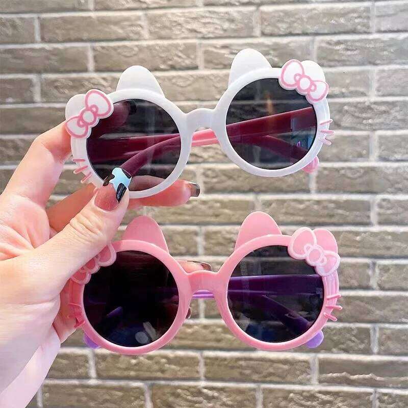 Children's Lovely Sunglasses Baby's New Bow Fashion Sunvisor Sun Glasses Summer Girl Kids Cute Eyewear Z260305