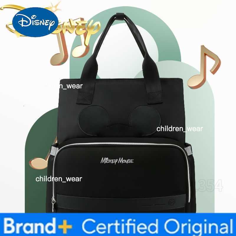 Disney Mickey Diaper Bag Backpack Luxury Brand Original Baby Bag Large Capacity Multifunctional Fashion Baby Diaper Bag Backpack H260305