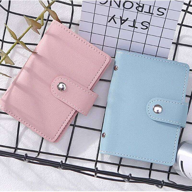 Fashion Anti RFID Unisex Business ID Holder Women Credit Card Case For Men Clutch Organizer Bag With Driver's License Slots C260304