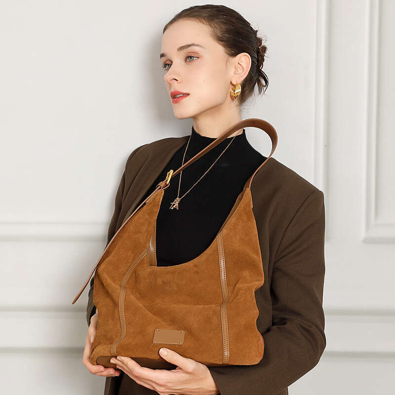 Luxury Shoulder Bags Totes Hobo For Women New Trend Genuine Leather S Single Underarm Large Capacity Niche Matte Cowhide Crossbody Bag SENYY