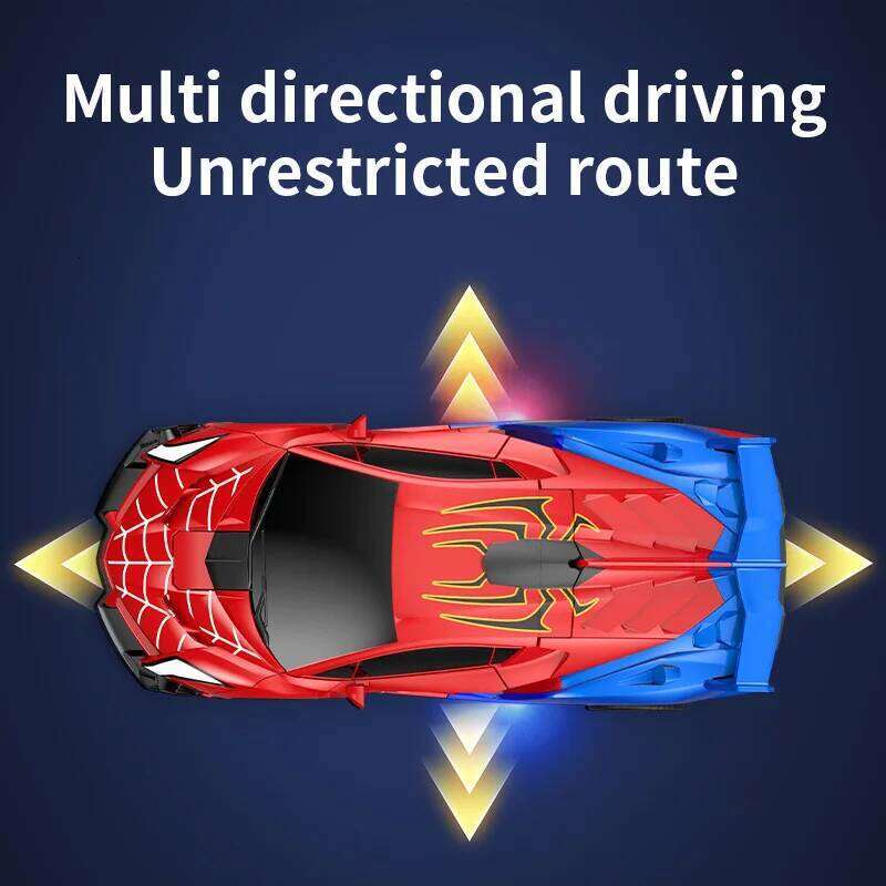 1:18 Spider Remote Control Racing Toy Children's Transformable Resin Car with Charging Function Includes Charge Z260304