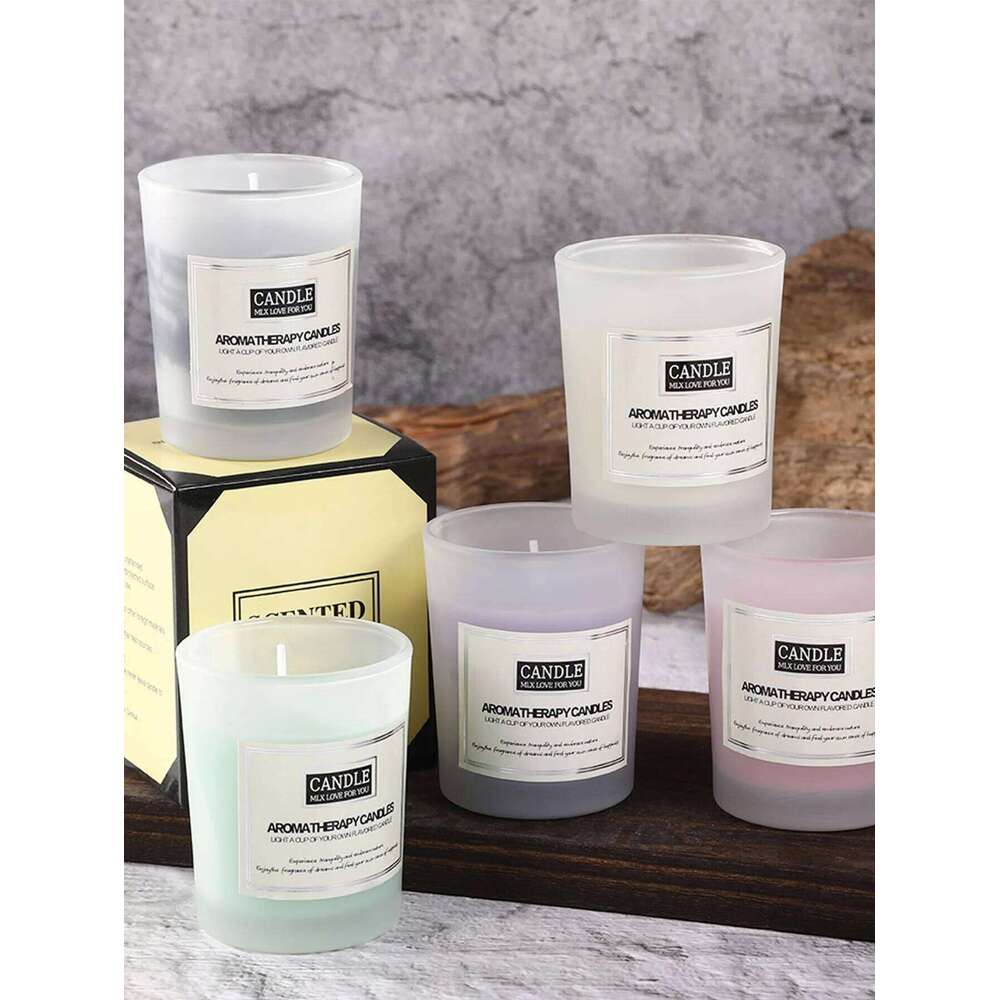 Premium Scented Long-Lasting Fragrance Natural Soy Wax Candle for Home Decor Bedroom Living Room Aromatherapy Gift W260304 W260305