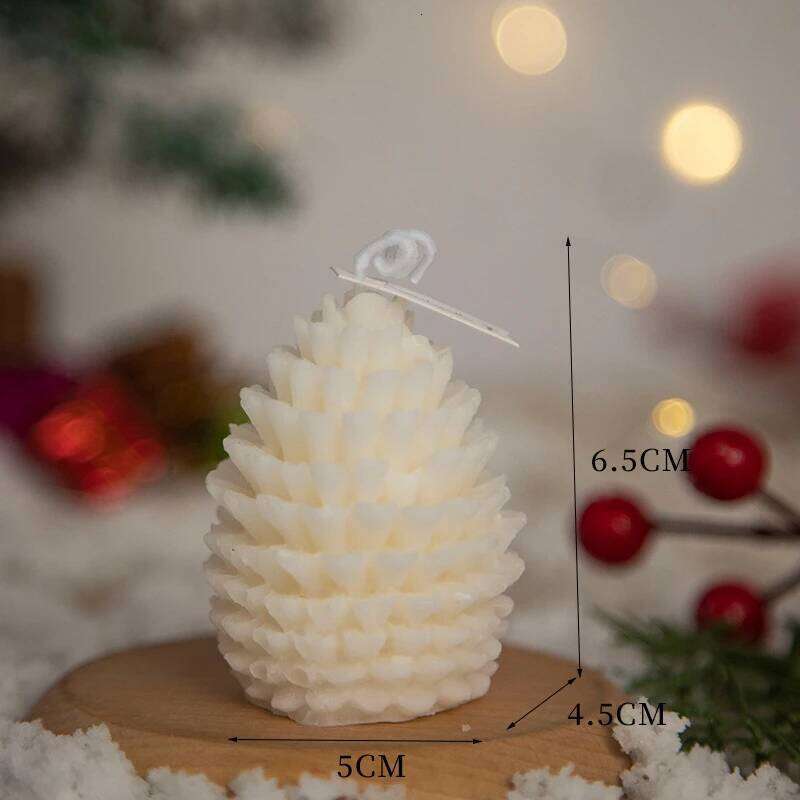 Pineapple Scented Candle, Christmas Aromatherapy Candle for Festive Table Stand Decoration W260304 W260305