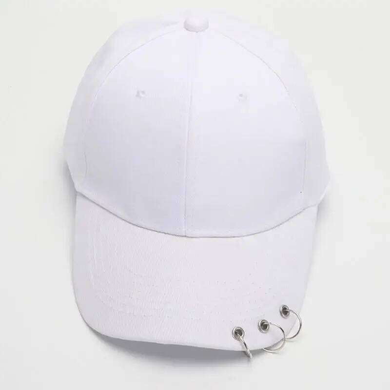 COKK Hip Hop Women's Baseball Cap With Ring Circle Snapback Hats For Men Women Unisex Adjustable Kpop Korean Style Gorra Y260304