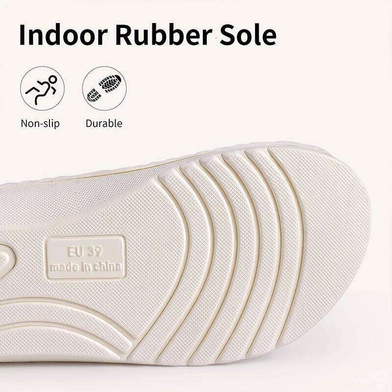 Kidmi Women's Home Adjustable Arch Support Indoor Corduroy Velcro Cotton Slippers Soft Comfortable Woman Shoes
